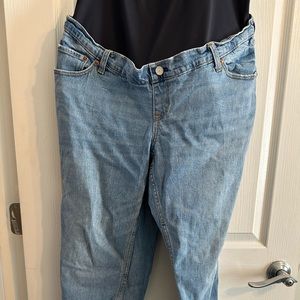 Abercrombie & Fitch The Ankle Straight Maternity Jeans 33/16R